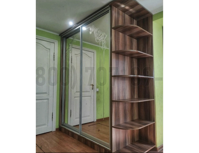 Шкаф с пескоструйным рисунком в Долгопрудном